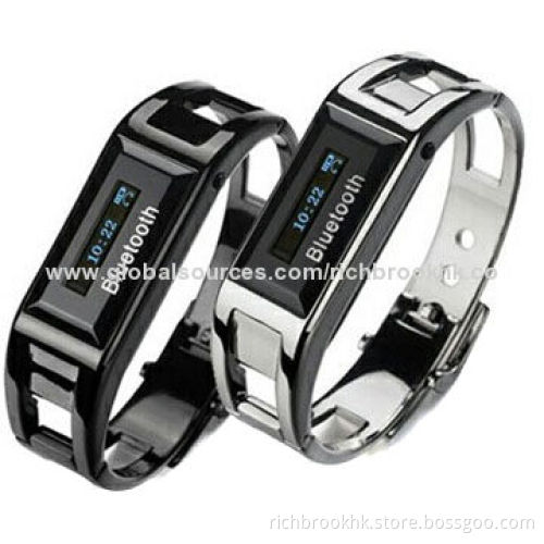 Bluetooth Bracelet, Connects Display
